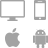Desktop, Mobile, Apple, Android
